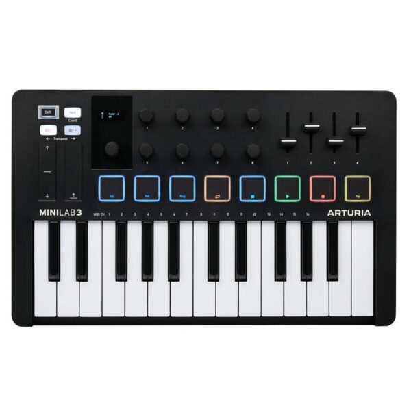 Arturia MiniLab 3 Black MIDI kontroler